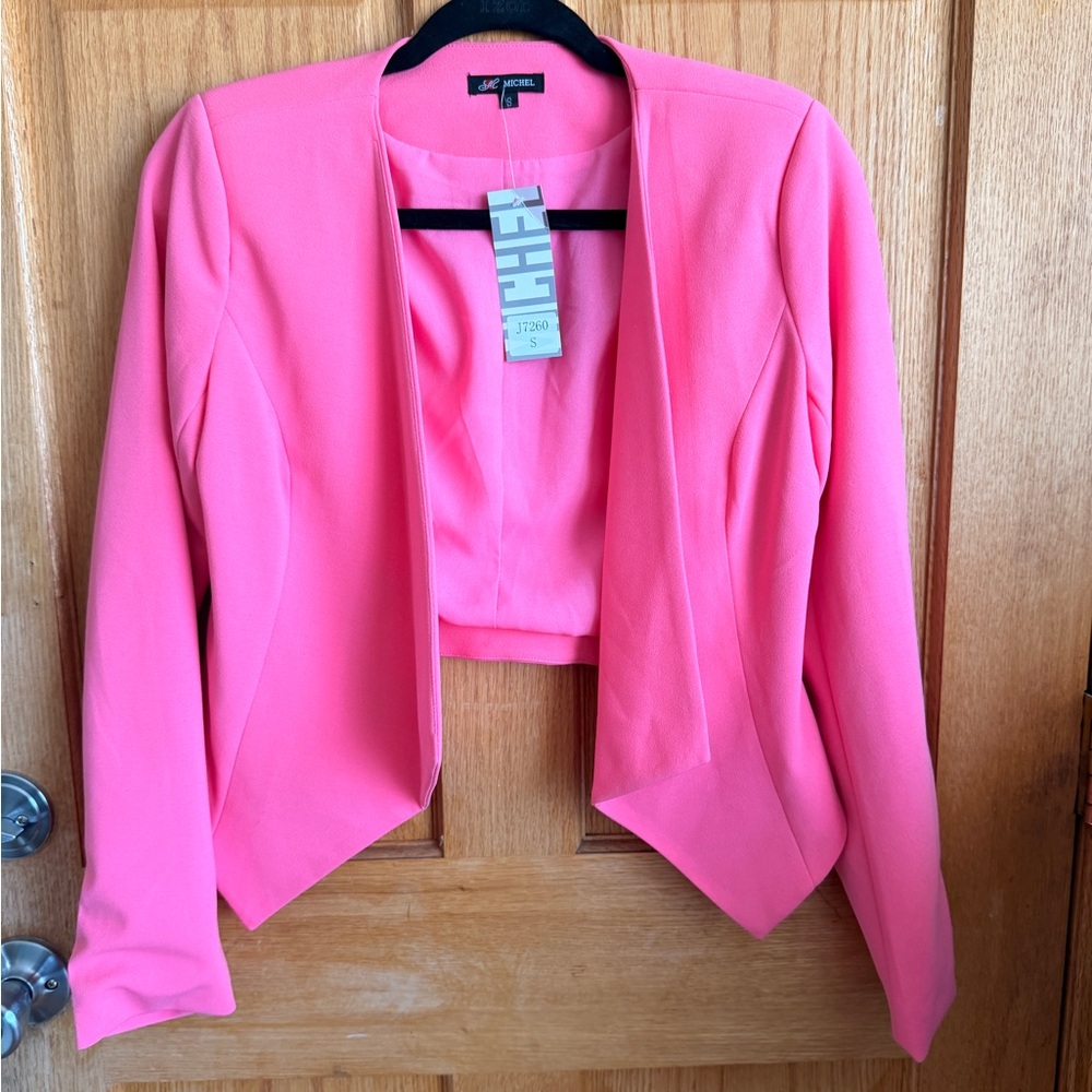 Michele Vibrant Pink Blazer